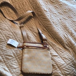 MK Tan crossbody bag